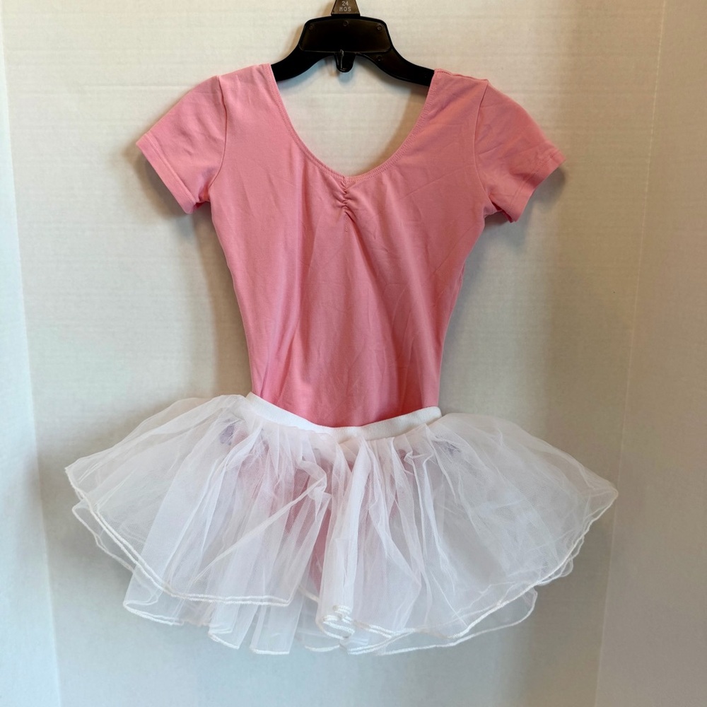 Pink and White Kids Ballet dress size 110/5T